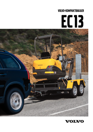 Mini-graafmachines Volvo EC13XTV