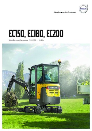Mini-graafmachines Volvo EC18D