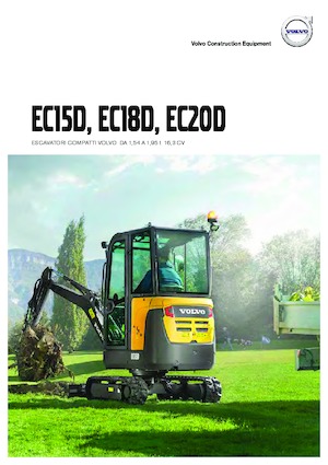 Mini-graafmachines Volvo EC18D