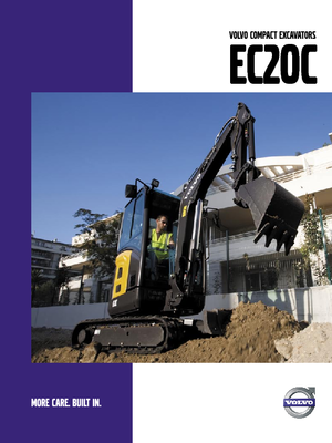 Mini-graafmachines Volvo EC20C