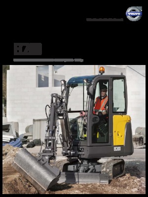Mini-graafmachines Volvo EC20D