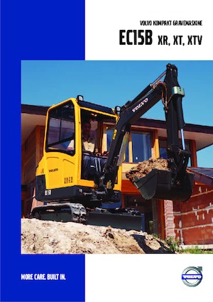 Mini-graafmachines Volvo EC15B XT