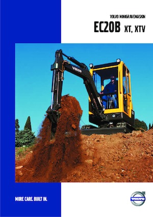 Mini-graafmachines Volvo EC20B XTV
