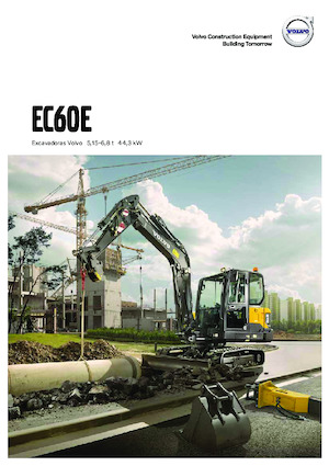 Mini-graafmachines Volvo EC60E