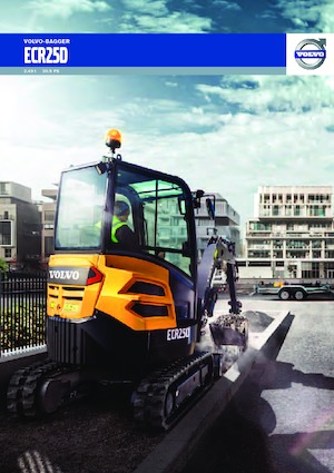 Mini-graafmachines Volvo ECR25D