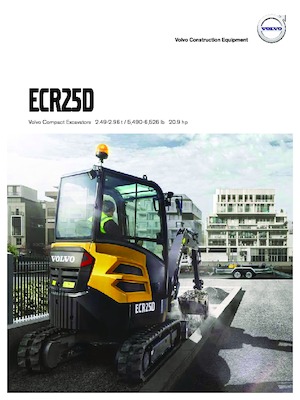 Mini-graafmachines Volvo ECR25D