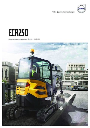 Mini-graafmachines Volvo ECR25D