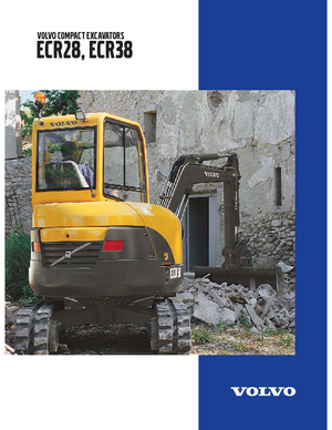 Mini-graafmachines Volvo ECR28