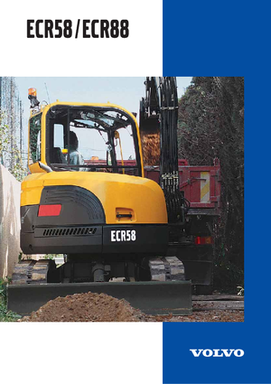 Mini-graafmachines Volvo ECR58