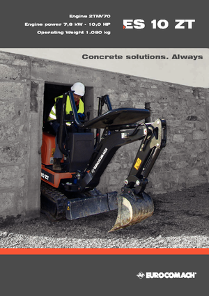 Mini-graafmachines Eurocomach ES 10 ZT
