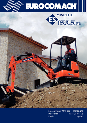Mini-graafmachines Eurocomach ES 150.5 SR
