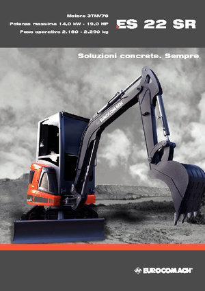 Mini-graafmachines Eurocomach ES 22 SR
