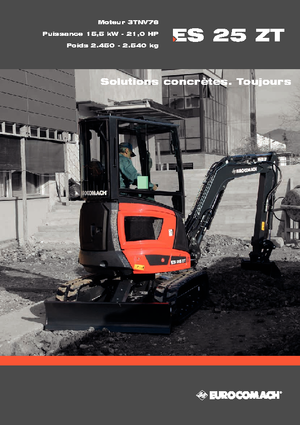 Mini-graafmachines Eurocomach ES 25 ZT