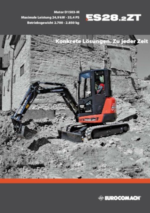 Mini-graafmachines Eurocomach ES 28.2 ZT