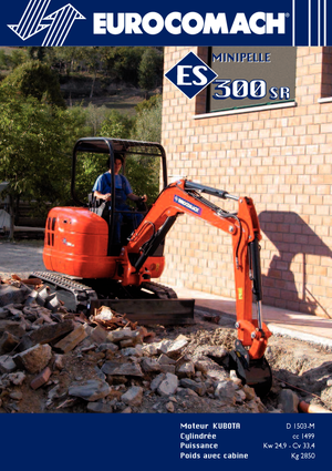Mini-graafmachines Eurocomach ES 300 SR