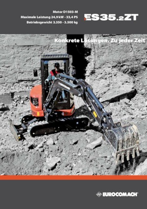 Mini-graafmachines Eurocomach ES 35.2 ZT