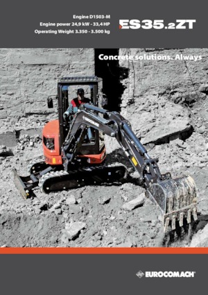 Mini-graafmachines Eurocomach ES 35.2 ZT