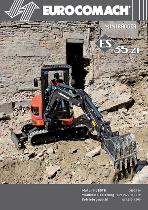 Mini-graafmachines Eurocomach ES 35 ZT