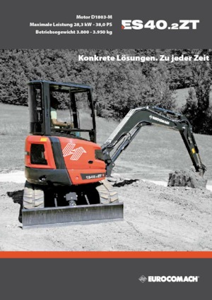 Mini-graafmachines Eurocomach ES 40.2 ZT