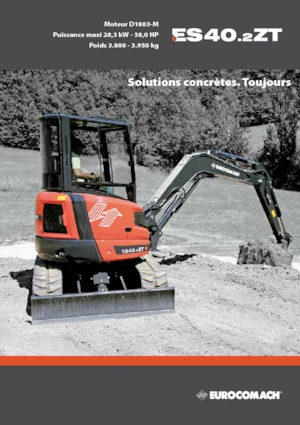 Mini-graafmachines Eurocomach ES 40.2 ZT