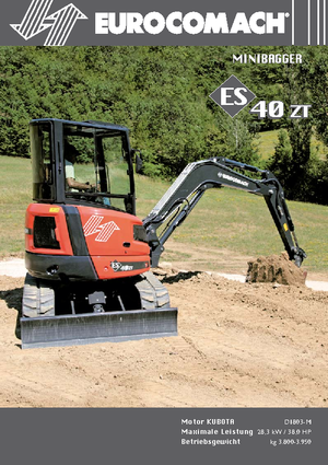 Mini-graafmachines Eurocomach ES 40 ZT