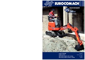 Mini-graafmachines Eurocomach ES 90 ZT