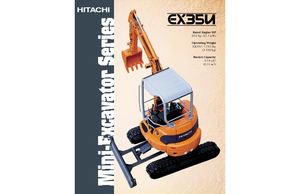 Mini-graafmachines Hitachi EX 35