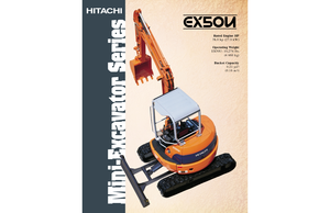 Mini-graafmachines Fiat-Hitachi EX 50 U