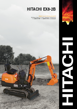 Mini-graafmachines Hitachi EX 8-2 B