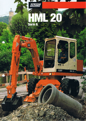 Mobiele graafmachines Terex-Schaeff HML 20