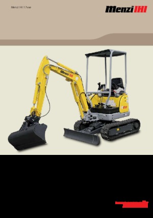 Mini-graafmachines Menzi IHI 17vxe