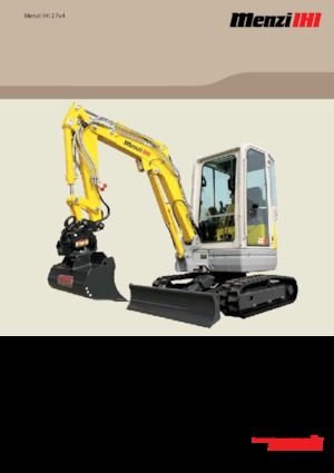 Mini-graafmachines Menzi IHI 27v4