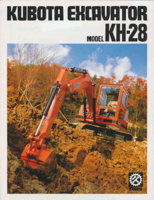 Mini-graafmachines Kubota KH28