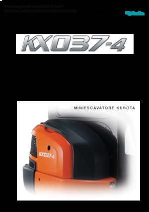 Mini-graafmachines Kubota KX037-4 HGL
