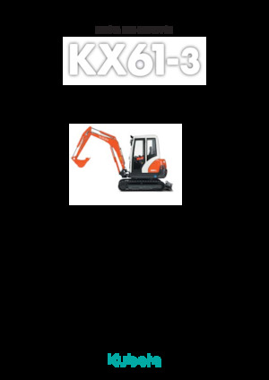 Mini-graafmachines Kubota KH191