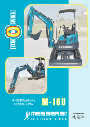 Mini-graafmachines Messersi M 16 U