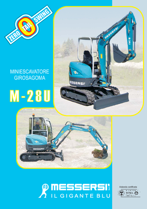 Mini-graafmachines Messersi M 28 U