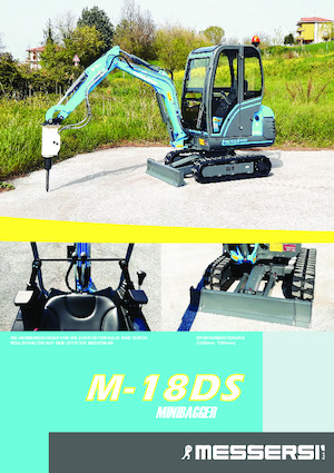 Mini-graafmachines Messersi M18DS