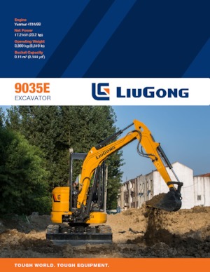 Mini-graafmachines Liugong 9035E