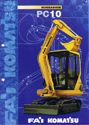 Mini-graafmachines Komatsu PC10-7