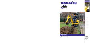 Mini-graafmachines Komatsu PC12R-8