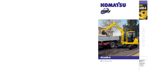 Mini-graafmachines Komatsu PC45R-8