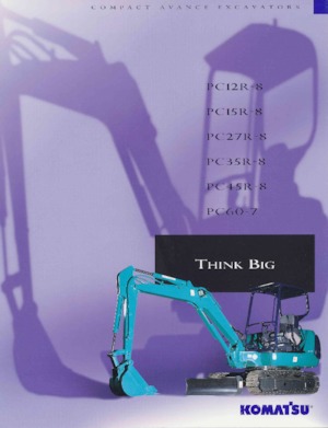 Mini-graafmachines Komatsu PC12R-8