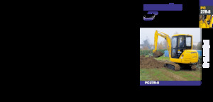 Mini-graafmachines Komatsu PC27R-8