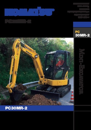Mini-graafmachines Komatsu PC30MR-2