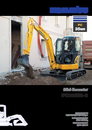 Mini-graafmachines Komatsu PC35MR-3