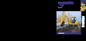 Mini-graafmachines Komatsu PC35R-8