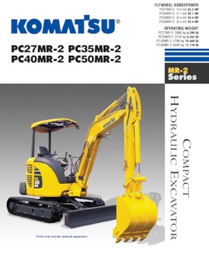 Mini-graafmachines Komatsu PC50MR-2