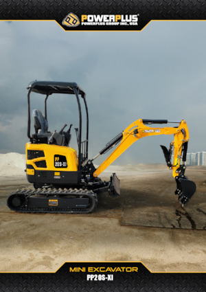 Mini-graafmachines PowerPlus PP20S-XI