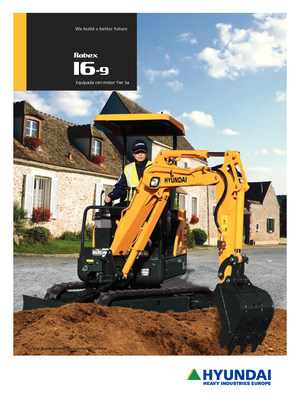 Mini-graafmachines Hyundai R 16-9